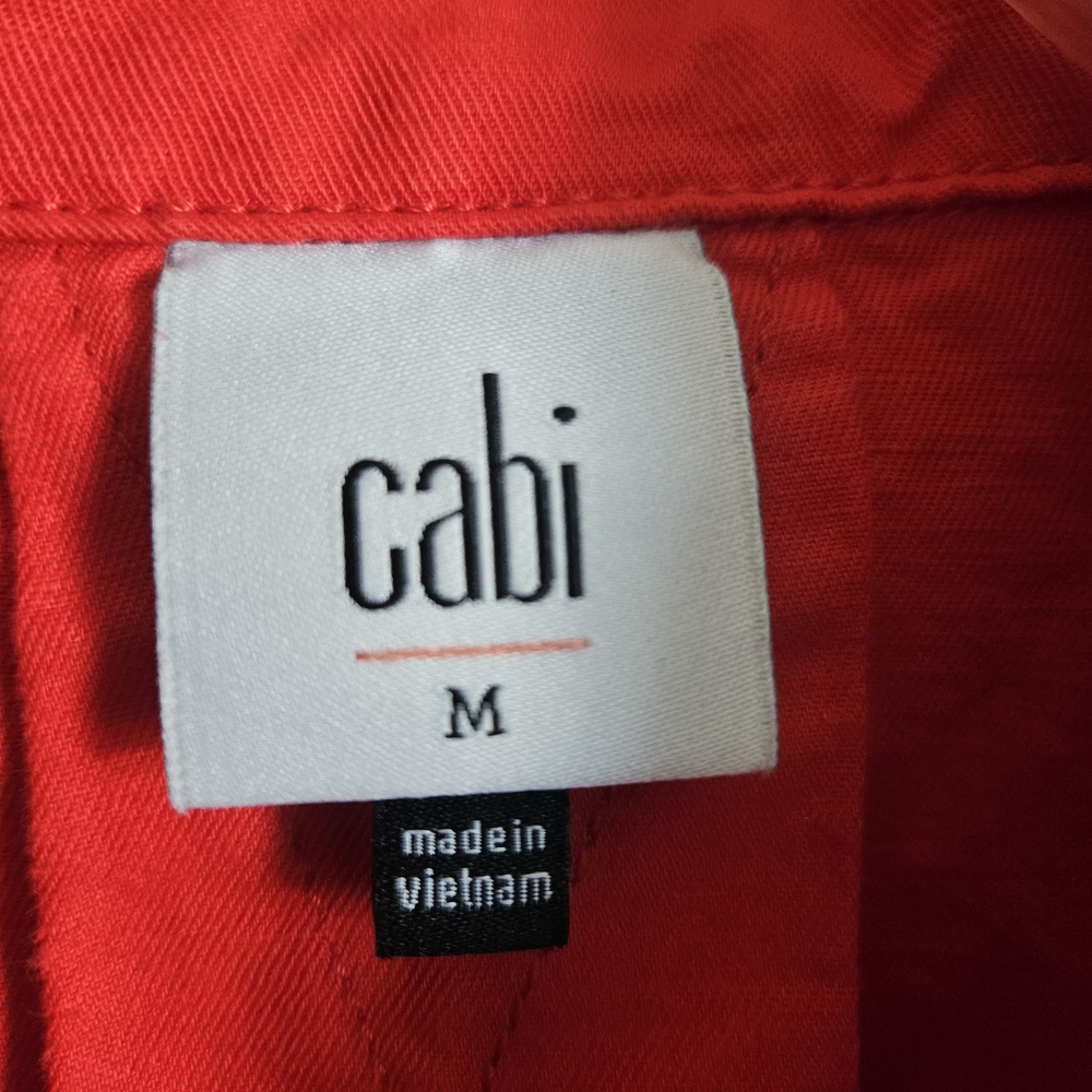 Cabi Detour Jacket Ruby Red Size Medium - image 5